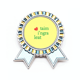 thumbnail image 1 of Mandarín irlandés. Me encanta tu mensaje. Insignia broche Medalla ganadora, 1 of 3