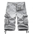 thumbnail image 2 of Pantalones cortos holgados de talla grande con cinco bolsillos y varios bolsillos (talla asiática 30-38), 2 of 5
