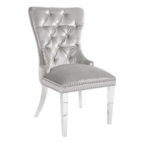Uptown Club Tufted Upholstered Dining, Uptown Navy Velvet Dining Chair