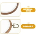 thumbnail image 5 of Imitation Wood Oval Embroidered Stretcher Cross Stitch Hoops DIY Embroidery Circle House Rings Tool Xmas Ornaments, 5 of 6