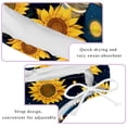 thumbnail image 3 of Crocodile Starry Sky Sunflower Women's Swimsuit Bikini Set with Detachable Sponge, Adjustable Strap, Two-Pack - Ideal for Beach, Pool, Swim Parties, 3 of 6