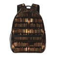thumbnail image 1 of Disketp Bookshelves Mochila Estampada para Hombre y Mujer – Mochila Ligera Clásica con Múltiples Bolsillos para Universidad, Trabajo y Viajes-One Size, 1 of 5