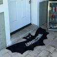 thumbnail image 4 of Unwelcome Mat, Bat Shaped Coir Rug Mats for Front Door, Door Mat Gift Unwelcome Bat Halloween, 2025 New Welcome Ghost Coir Doormats, Bathroom Doormat Entrance Rugs, Front Doors Mats Gift, 4 of 6