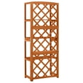 thumbnail image 2 of vidaXL Trellis with Shelves 55x30x140 cm Solid Fir Wood, 2 of 4