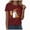 Wine, variant on TOWED22 Fall Shirts for Women Casual Cute Pumpkin Ghost with Coffee Graphic T-Shirts Novelty Halloween Tee Autumn Thanksgiving Tops(Navy,XXL)