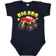 thumbnail image 3 of Inktastic Monster Truck Big Bro Boys Baby Bodysuit, 3 of 5