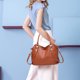 thumbnail image 5 of Bolso de hombro a la moda para mujer correa ajustable de PU de gran capacidad para viajes al aire libre, 5 of 7
