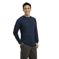 thumbnail image 4 of Sport-Tek Mens Long Sleeve Ultimate Performance Crew, XS, True Navy, 4 of 6