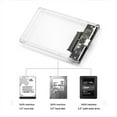 thumbnail image 5 of Carcasa para Disco Duro Externo USB 3.0 de 2,5 Pulgadas, SSD, Carcasa para Disco Duro Externo, Carcasa Transparente para HDD., 5 of 5