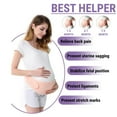 thumbnail image 3 of Maternity Belly Bands for Pregnant Women – Adjustable Belly Band for Pelvic & Back Pain – Ideal Supportive Belt for All Stages of Gestation – Pregnancy Must Haves for To Be Moms (Beige, 2XL), 3 of 10