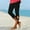 17# Black, variant on Capris for Seniors Stretchy Buttery Soft Capri Leggings Athletic Workout Cropped Elastic High Waisted Yoga Pants Wine 3XL
