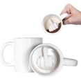 thumbnail image 4 of Up Yours Taza Thumbs Up Taza de café de cerámica con el dedo medio, 14 onzas, té con leche, divertida taza de regalo de café para Año Nuevo, Navidad, Halloween y cumpleaños, 4 of 4