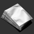 thumbnail image 2 of 100PCS Silver Heat Seal Aluminum Foil Food Storage Bags Vacuum Sealable Pouches, 2 of 4