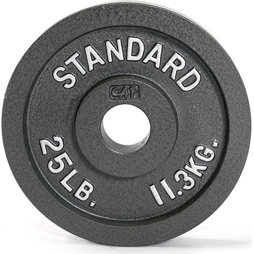 Black 45lbs CAP OPHW2045 Barbell Olympic Grip Plate 