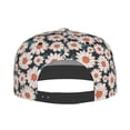 thumbnail image 4 of Haiem Daisies Flowers Classic Snapback Cap Flat Bill Hat Baseball Cap Adjustable Size Cotton Dad Hat, 4 of 9