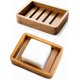 thumbnail image 1 of Silicone Soap Dish with Drain and Self-draining Feature for Easy Use, 1 of 5