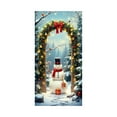 thumbnail image 2 of Zawou 35 X 71 Inch Christmas Door Cover with Santa Claus Illustration, Front Door Holiday Banner for Indoor Outdoor Seasonal Festivities, 2 of 6