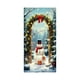 thumbnail image 2 of Cubierta navideña para puerta de 35 x 71 pulgadas con estampado de Papá Noel | Decoración navideña para puerta de entrada y uso interior | Tejido de poliéster duradero | Fácil de instalar, 2 of 5