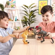 Terra by Battat - Electronic Dinosaur with Light & Sound - Utahraptor Toy for Kids Age 3+