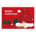 thumbnail image 1 of Manteles individuales de Feliz Navidad, con reno Papá Noel muñeco de nieve impreso, manteles individuales antideslizantes manteles lavables kaili Sencillez, 1 of 5