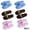 Pink+Gray+Blue, variant on KYAIGUO 6 Pairs Spa Slippers Disposable Guest Slippers Non-slip Washable Reusable Couple Disposable Slippers Home, Indoor Slippers