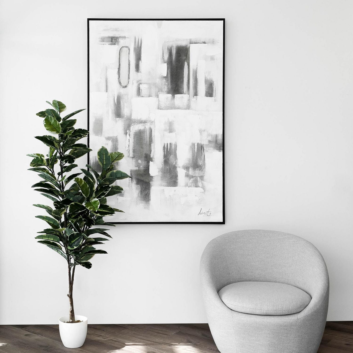 Ficus Lyrata Tree, 72.83"H