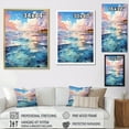 thumbnail image 4 of Designart "Aqua Mirage in the Clouds" Nautical & Beach Floater Framed Wall Art Print, 4 of 7