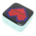 thumbnail image 5 of Mini Altavoz Bluetooth Retro LED Luz Colorida Estilo Píxel Altavoz Inalámbrico Portátil para Dormitorio Oficina Dormitorio Al Aire Libre Verde, 5 of 5