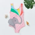 thumbnail image 5 of Mercatoo Baby Girls Swimsuit Bathing Suits Toddler Girls Cute Beach Sport Swimming Backless Summer Romper Swimwear, 5 of 7