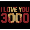 thumbnail image 2 of Men's Marvel Iron Man Forever Love 3000  Graphic Tee Black Medium, 2 of 5