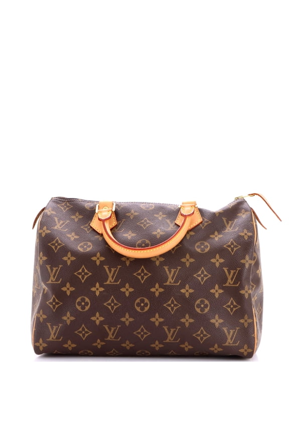 Pre-Owned Speedy Handbag Monogram Canvas 30 By Rebag