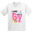 thumbnail image 3 of Inktastic I Was 6 Now I'm 7 Birthday Celebration Youth T-Shirt, 3 of 5