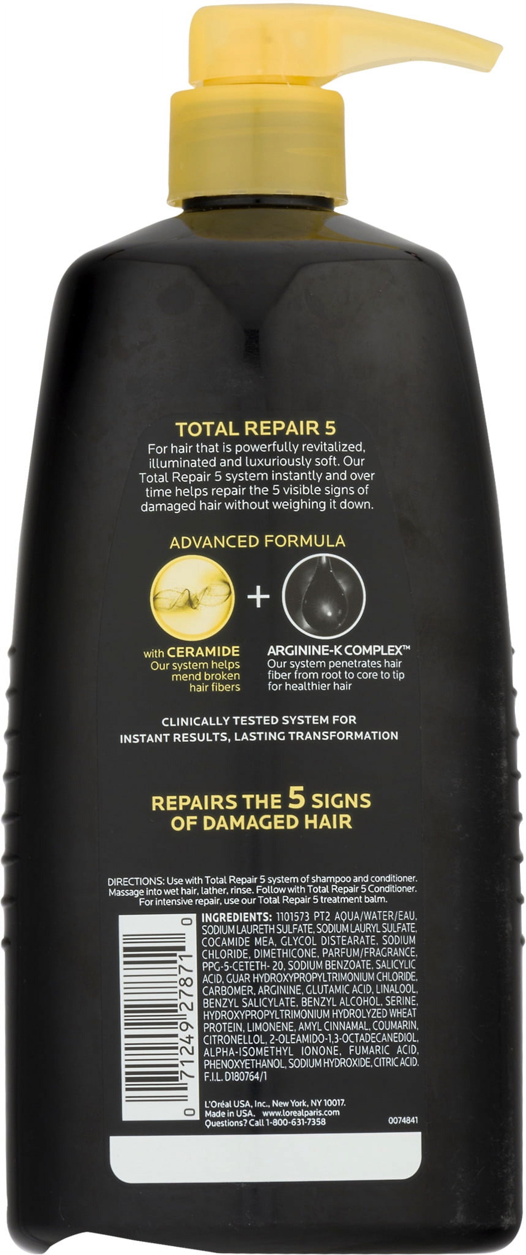 L'Oreal Paris Total Repair 5 Shampoo, 33.8 Oz