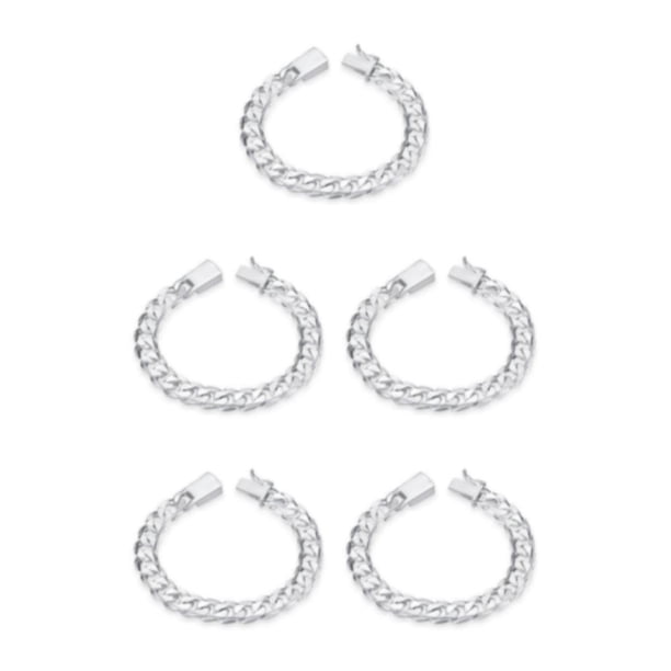 Sonducket de dijes para mujer - Moda llamativa para cualquier ocasión de cadena de hombre de plata para hombre Type2 NO2
