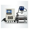 thumbnail image 2 of Electromagnetic Stainless Steel Flow Meter, Remote Display Magnetic Flowmeter, 4-20mA RS485 Wastewater Sewage Acid Flow ,Good Performance, 2 of 6