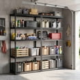 thumbnail image 2 of Gymax 2PCS 5-Tier Metal Shelving Unit w/ Adjustable Wire Racks 2000 lbs Capacity, 2 of 10
