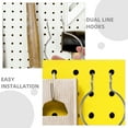 thumbnail image 3 of HAMPPLIES 8pcs Peg Board Tool Hangers Made Of Iron For Efficient Tool Organization, 3 of 8