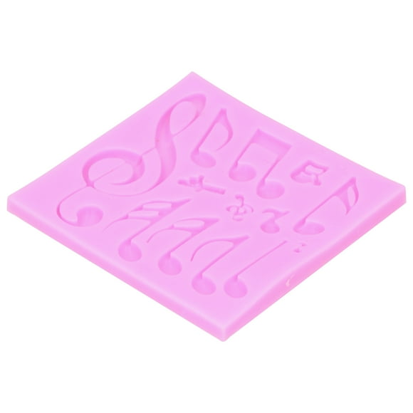 Fyydes Silicone Mold,DIY Silicone Mold,DIY Silicone Mold 13‑Cavity Musical Note Cake Chocolate Soap Aromatherapy for Ultralight Clay