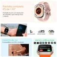 thumbnail image 2 of Reloj Smartwatch VAK Y3 con audifinos Bluetooth Fitness negro VAK VD-Y3, 2 of 5