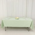 thumbnail image 4 of Efavormart 60"x102" Sage Green Premium Scuba Rectangular Tablecloth, Wrinkle Free Polyester Seamless Tablecloth, 4 of 11