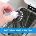 thumbnail image 4 of Coladores de desagüe TubShroom Toss, paquete de 21, recolector desechable de cabello, 4 of 8