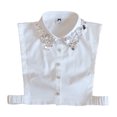 thumbnail image 1 of Cuello falso desmontable Sunnimix para mujer de algodón, 1 of 8
