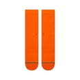 thumbnail image 2 of Calcetines redondos Stance Icon de algodón peinado, color naranja, 2 of 3