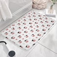 thumbnail image 3 of White Cow Heart Pattern Flannel Non Slip Door Rugs,Washable Door Mats Indoor,Decorative Door Mats,Dirt-Resistant and Absorbent Doormat for Entrance,Bedroom,Kitchen,Bathroom,23.5x16in(60x40cm), 3 of 5