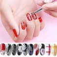 thumbnail image 5 of pinceles delineadores para decoración de uñas, juego profesional de pinceles para diseño de uñas con pintura en gel UV, pincel de punta fina para dibujo y manicura, 7 unidades, 5 of 5