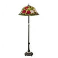 thumbnail image 3 of 229110 Meyda 62" High Tiffany Rosebush Floor Lamp, 3 of 5