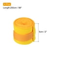 thumbnail image 2 of Uxcell Boxing Hand Wraps 98" Length Elastic Martial Arts Fist Bandages for Kickboxing, Yellow 4 Pack, 2 of 6