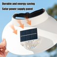 thumbnail image 4 of PALIFEUR Solar Powered Fan Hat Lightweight Solar Fan Hat Outdoor Wide Hat With Fans Solar Power Breathable Sun Hat for Hiking Camping Beach, 4 of 7