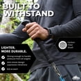 thumbnail image 2 of Bastones de trekking Cascade Mountain Tech de fibra de carbono, color azul, 2 of 9