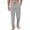 Light Grey, variant on Mens Pajama Pants Flannel Plaid Lounge Pants Comfy Soft Sleepwear Pants Pj Drawstring Bottoms with Pockets